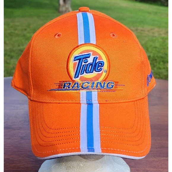 Tide Racing Strapback Adjustable Baseball Cap Embroidered 100% Cotton - Picture 2 of 6